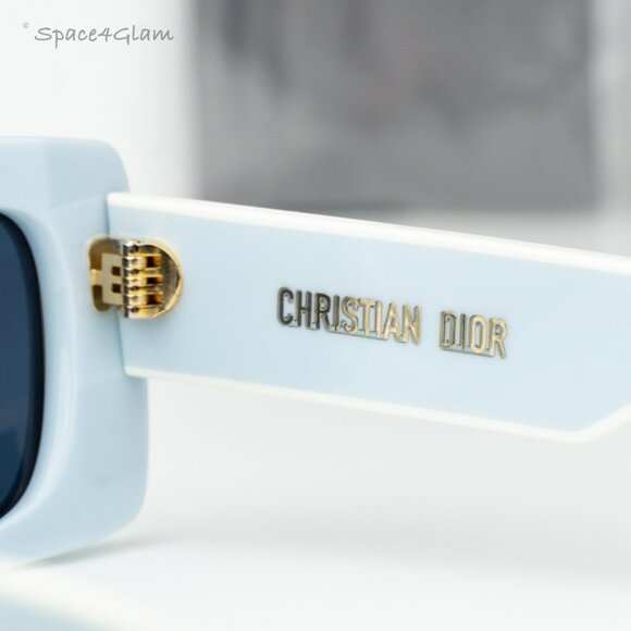 Dior Women Sunglasses Blue White Blue Rectangle DIORPACIFIC S1U 80B0 BRAND NEW main image 7